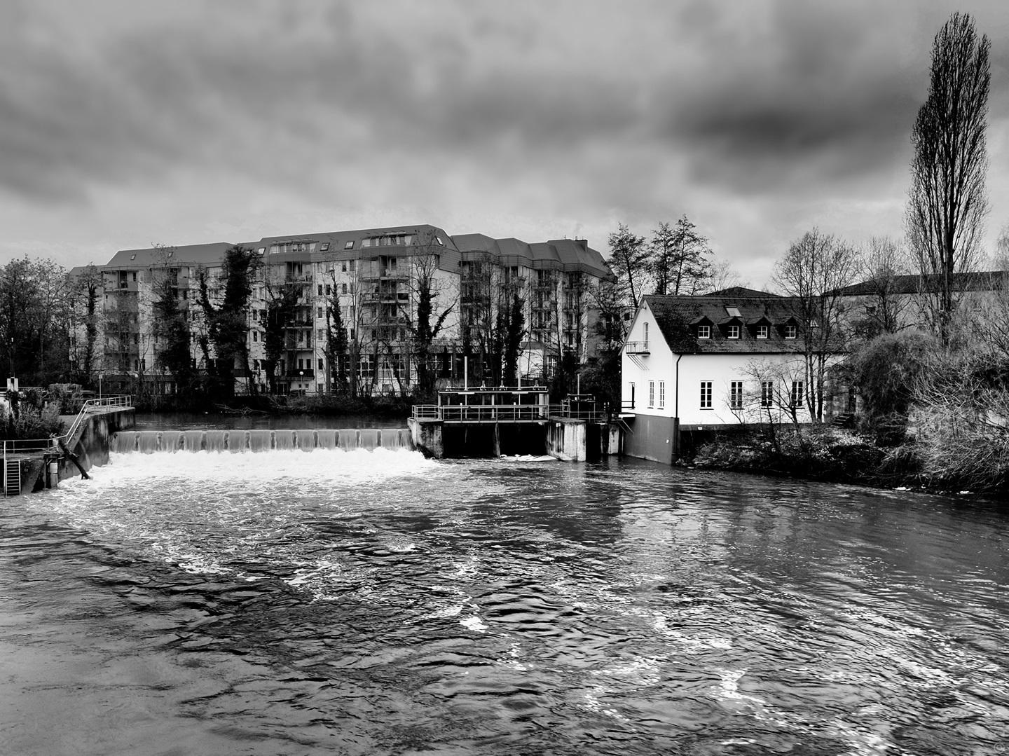 Das Wehr der Foersterm&uuml;hle