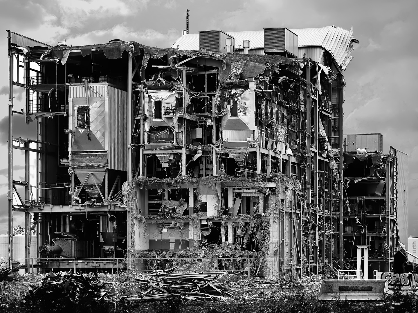 Die Schwelbrandanlage wird abgerissen
